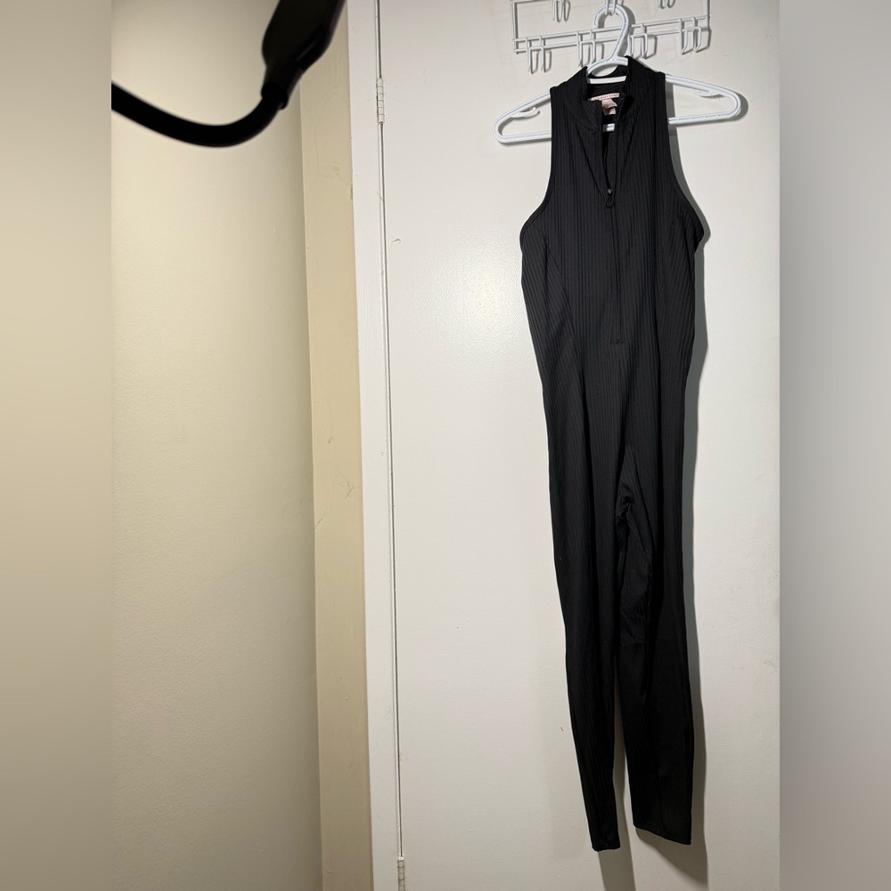 Victoria's Secret Black High-Neck Jumpsuit